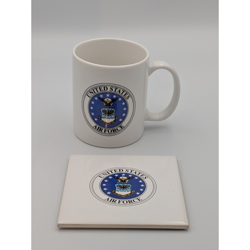 USAF US Air Force Birmingham Alabama Mug And Coaster Set